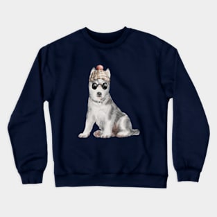 Husky Grandpa Crewneck Sweatshirt